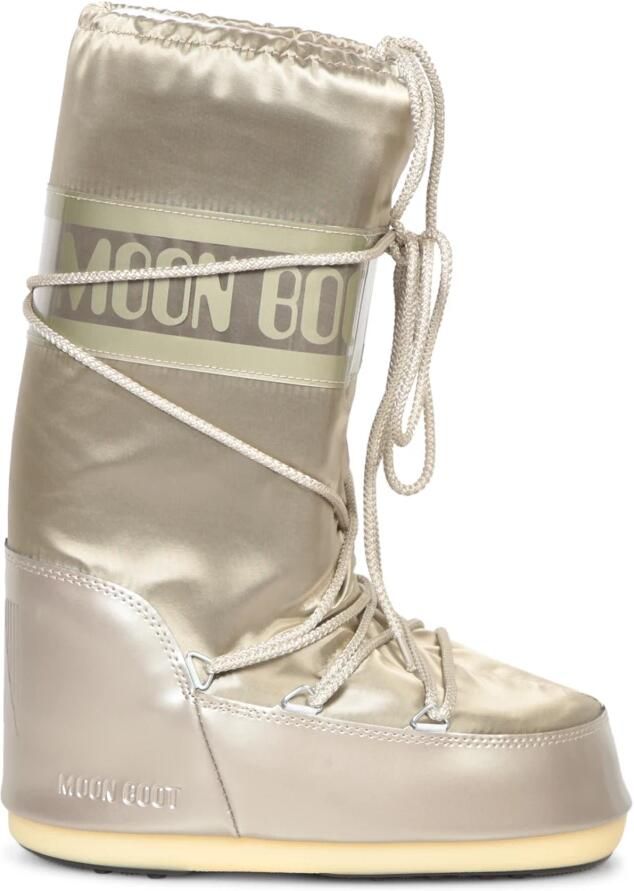 MOON BOOT Snowboots Dames Icon Glance Textiel Zilver - Foto 3