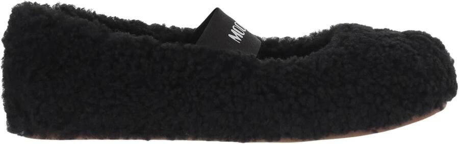Moon Boot Shearling Ballerina Flats met Logo - Foto 2