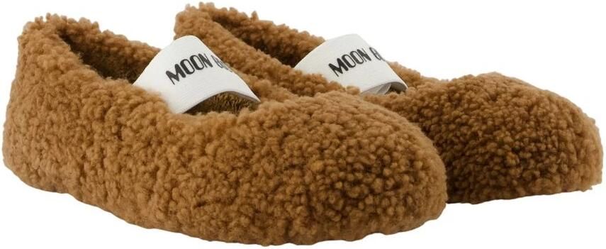 Moon Boot Schoenen Cognac Mb Shearling Ballerina's Cogna d2400010 - Foto 2