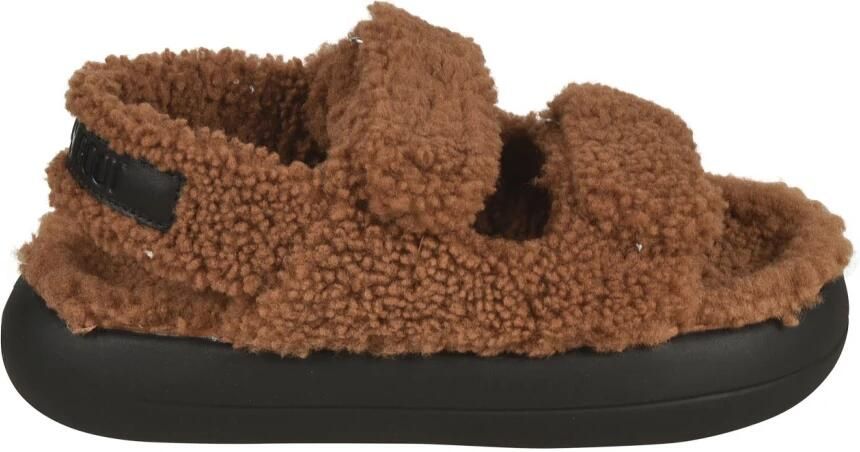 Moon Boot Shearling Sandalen