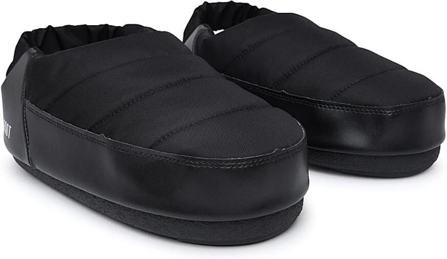 Moon boot Zwarte gewatteerde nylon muilen voor heren Black - Foto 2