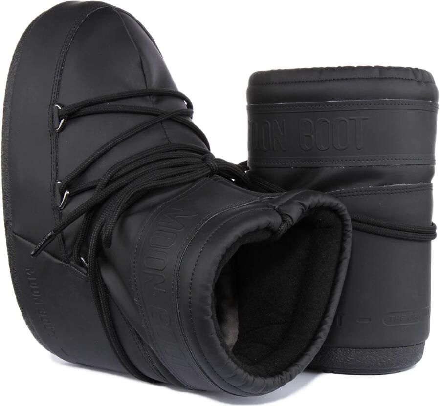 MOON BOOT Snowboots Icon Low Rubber Rubber Zwart - Foto 8