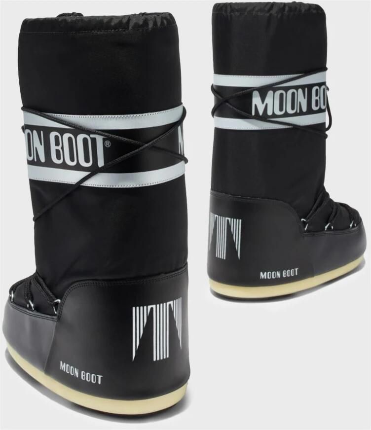 MOON BOOT Snowboots Dames Mb Icon Nylon Maat: 39 41 Materiaal: Textiel Kleur: Zwart - Foto 7