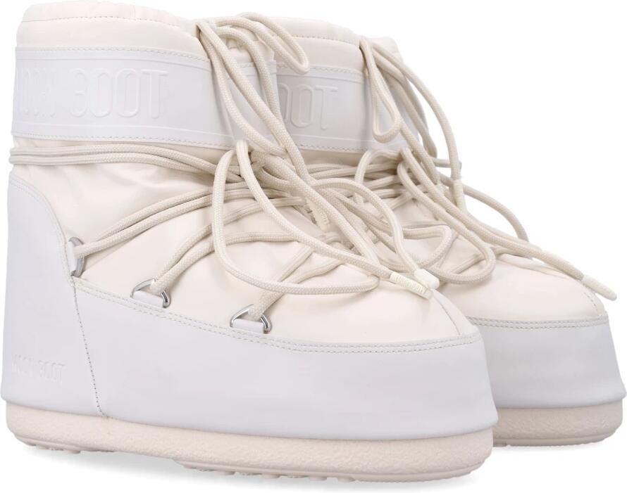 MOON BOOT Snowboots Icon Low Rubber Textiel Beige - Foto 15