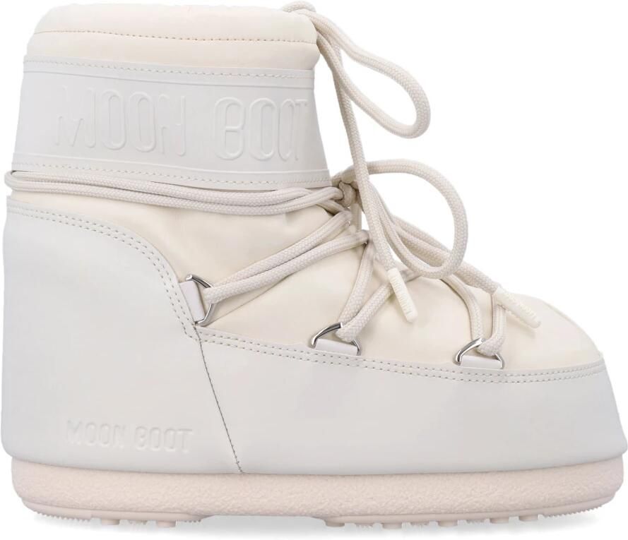 MOON BOOT Snowboots Icon Low Rubber Textiel Beige - Foto 12