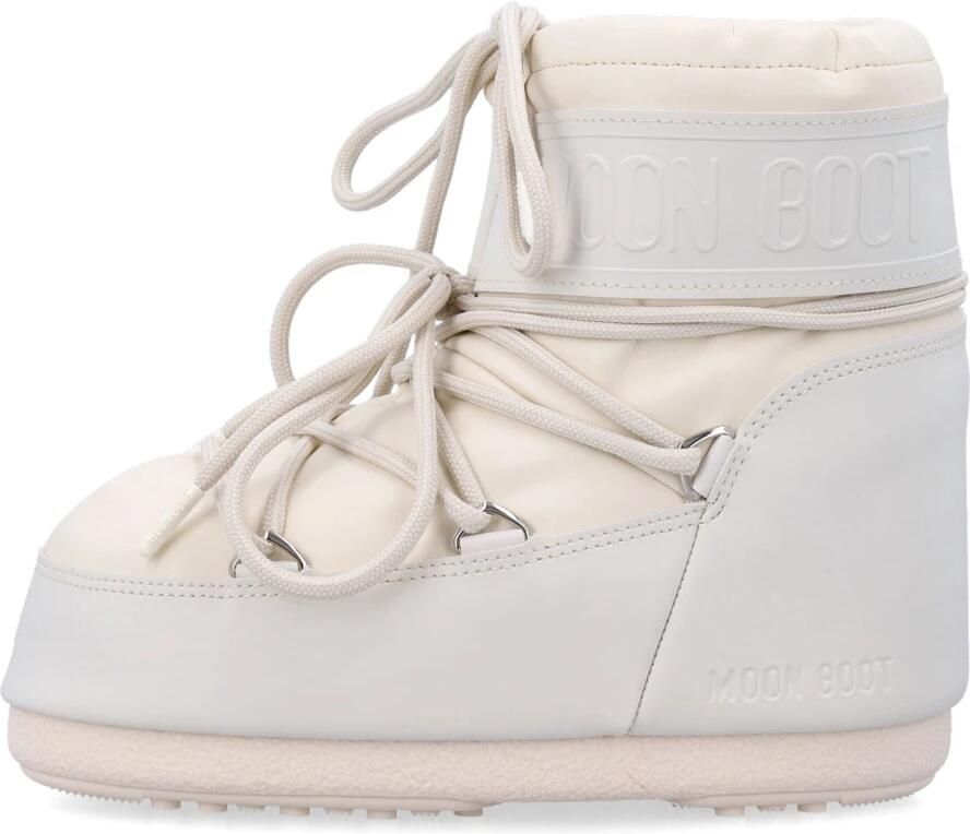 MOON BOOT Snowboots Icon Low Rubber Textiel Beige - Foto 13