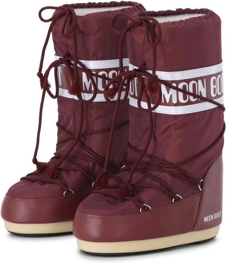 Moon Boot Laarzen Bordeaux Mb Icon Nylon Boots Bordeaux 80d1400440