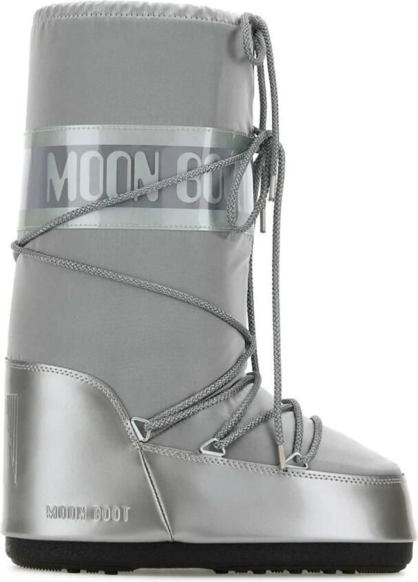 Moon boot Zilveren Winterlaarzen Stijlvol Nylon Gray Dames