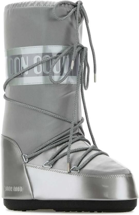 Moon boot Zilveren Winterlaarzen Stijlvol Nylon Gray Dames - Foto 10