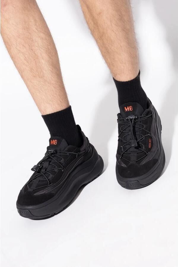 Moon Boot Zwarte lage sneakers met logo