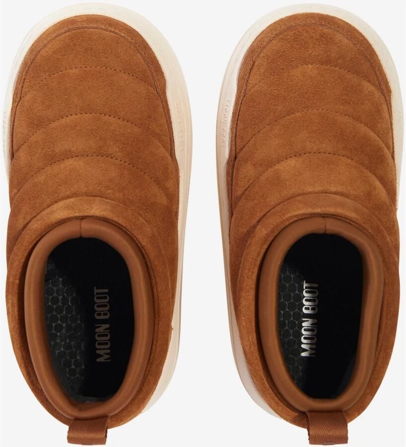 MOON BOOT Snowboots Dames Mb Park Soft Suede Maat: 37 Materiaal: Suède Kleur: Cognac - Foto 3