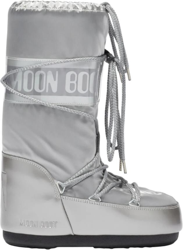 Moon Boot Zilveren Iconic Glance Winterlaarzen