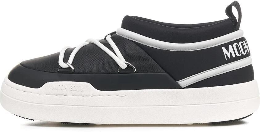 Moon Boot Zwarte Enkellaarsjes Park Icon Stijl