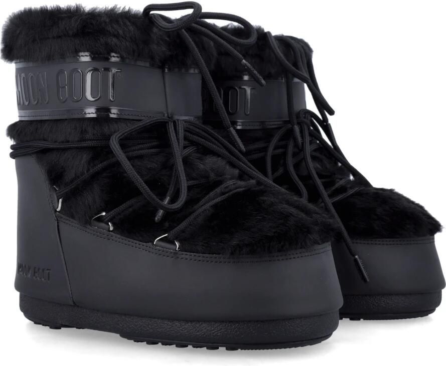MOON BOOT Snowboots Dames Icon Low Faux Fur Faux Fur Zwart - Foto 9