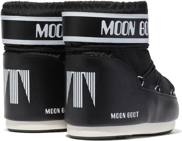 Moon Boot Zwart Wit Gewatteerde Veterschoenen - Foto 3