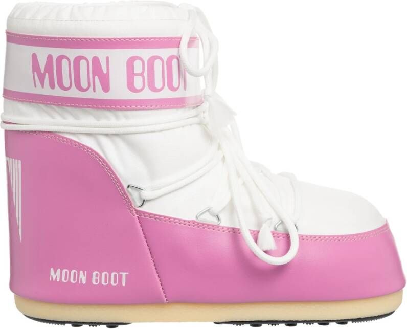 MOON BOOT Snowboots Dames Icon Low Nylon Maat: 39 41 Materiaal: Textiel Kleur: Roze - Foto 3