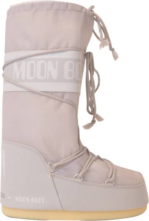 moon boot Nylon Glacier Grey Winter Boots Roze Unisex