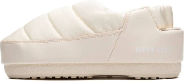 Moon boot Witte sandalen met elastische band White