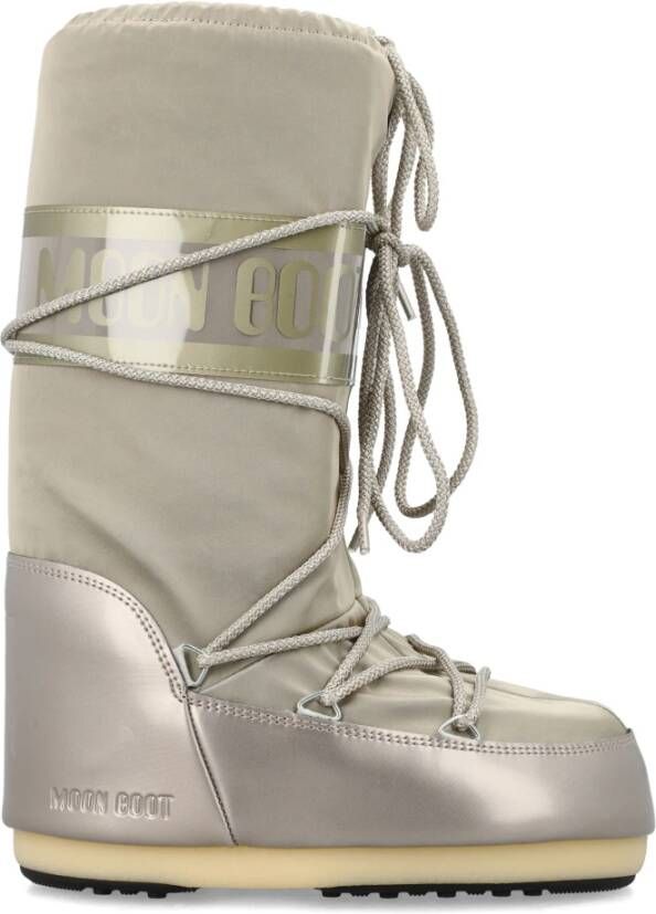 Moon Boot Platinum Gesloten Laarzen Klassieke Icoon Stijl