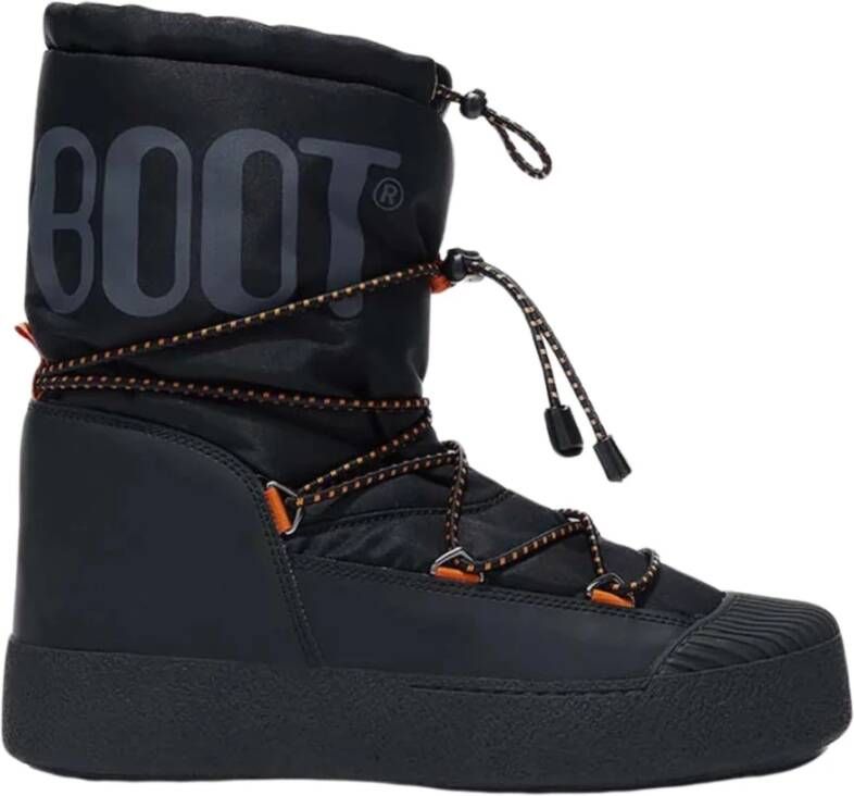 Moon boot Platte Zwarte Winterlaarzen Black Heren