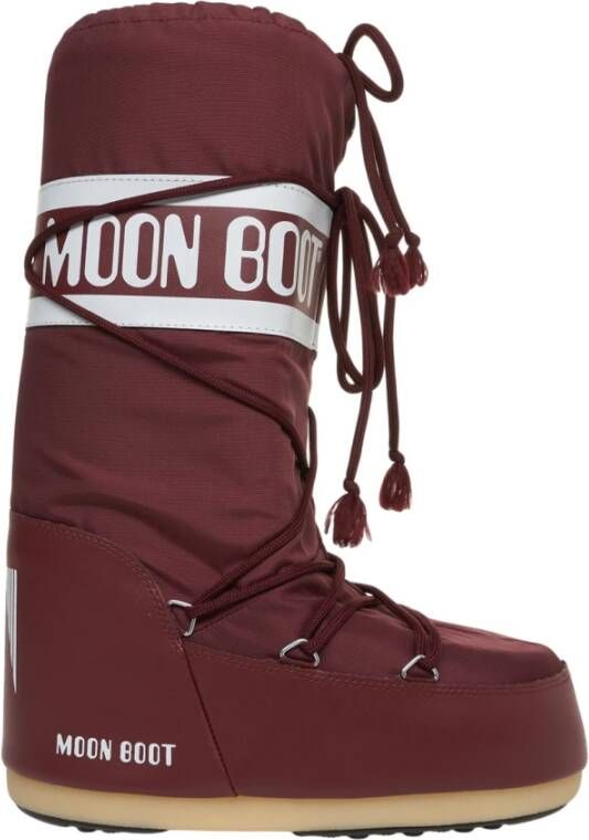 Moon Boot Rode Enkellaarzen Aw25