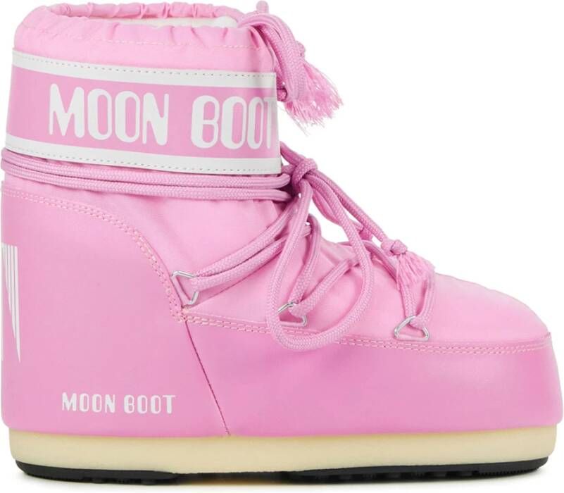 MOON BOOT Snowboots Dames Icon Low Nylon Maat: 36 Materiaal: Textiel Kleur: Roze - Foto 4