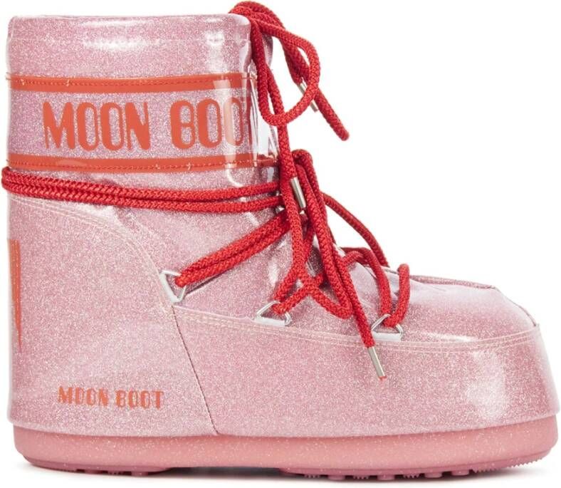 Moon boot Roze Enkellaarsjes Pink Dames