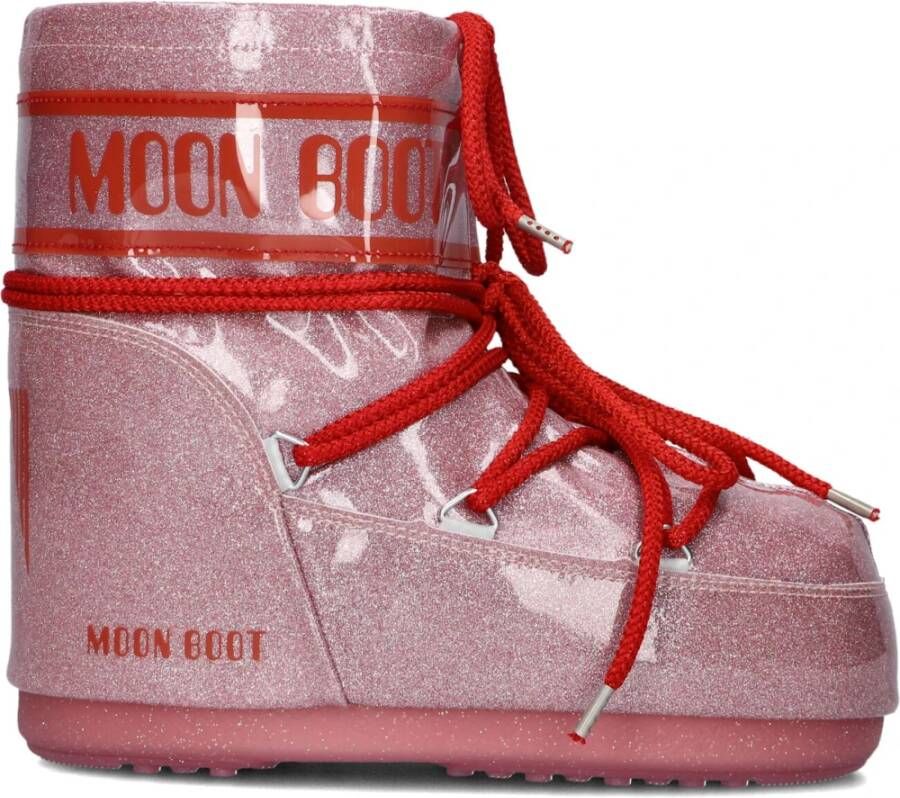 moon boot Roze Rubber Winterlaarzen Pink Dames