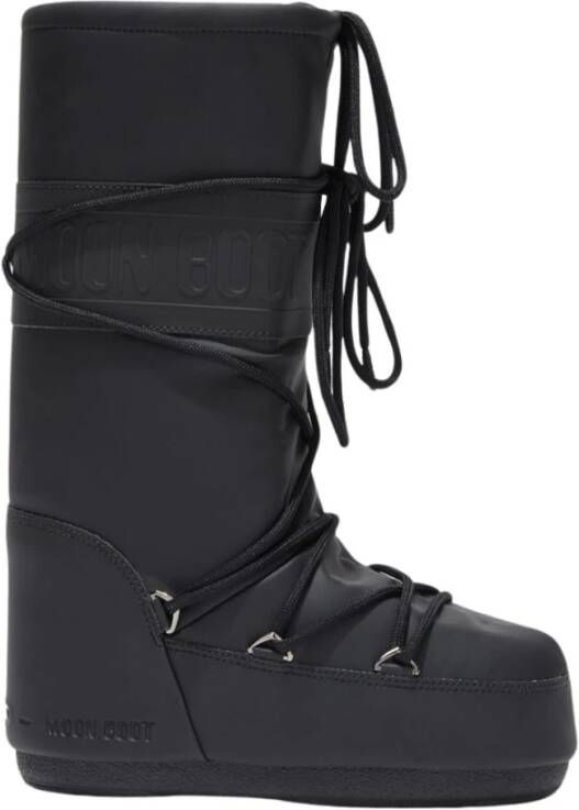 Moon boot Rubberen icoonlaarzen Black Dames