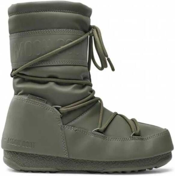 moon boot Rubberen winterlaarzen voor vrouwen Green Dames