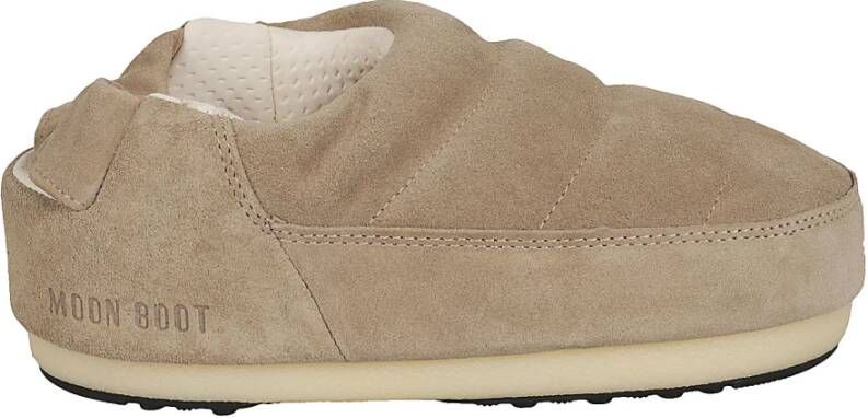 moon boot Sandaalband van suède Beige Dames