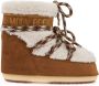 Moon boot Schapenvacht Sneeuwlaarzen met Kruisende Veters Brown Dames - Thumbnail 1