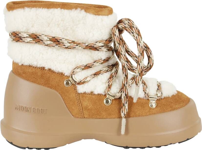 Moon Boot Shearling Whisky Laars