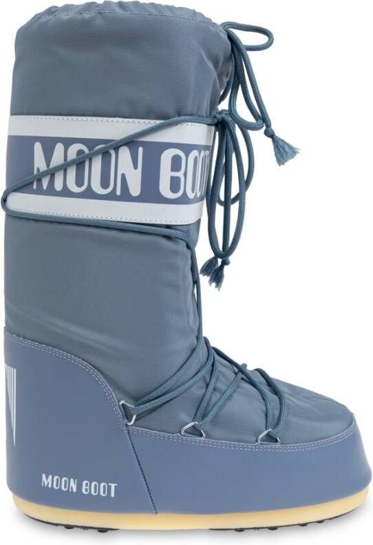 MOON BOOT Snowboots Dames Nylon Veter Snowboot Maat: 39 41 Materiaal: Nylon Kleur: Grijs
