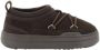 Moon boot Suede Platform Sneakers met Iconic Monogram Brown Dames - Thumbnail 1