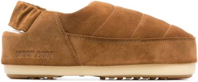 Moon boot Comfortabele en stijlvolle herensandalen in beige Heren