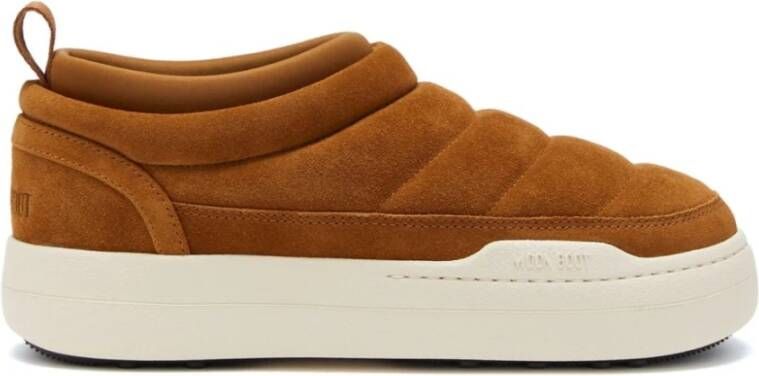 Moon Boot Suede Slip-On Sneakers