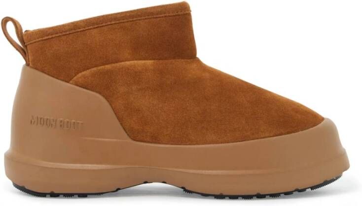 Moon Boot Waterdichte Suède Enkellaarzen