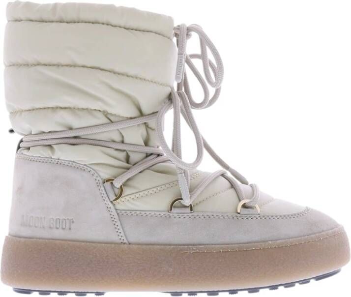 Moon boot Suede Nylon Winterlaarzen Beige Dames