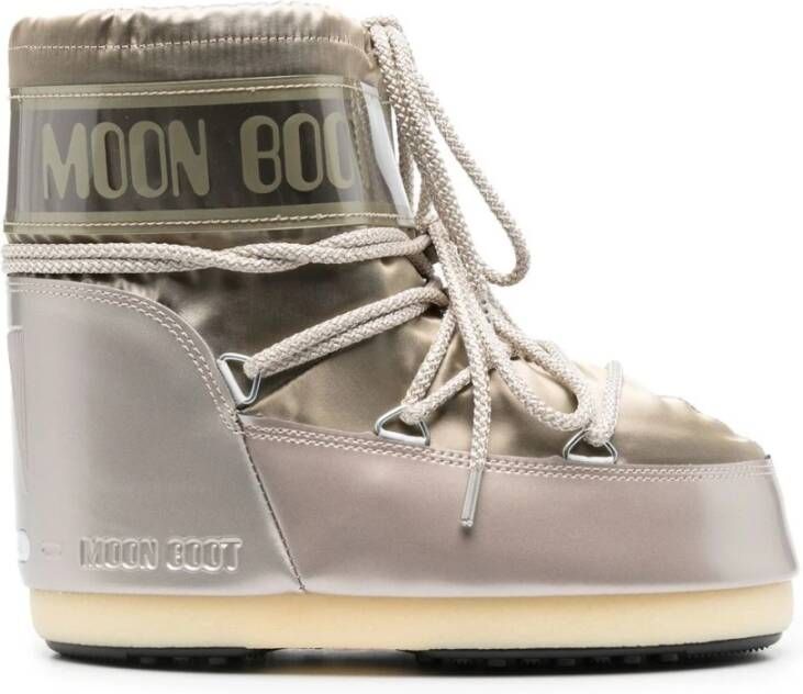 MOON BOOT Snowboots Dames Icon Low Glance Maat: 42 44 Materiaal: Textiel Kleur: Taupe - Foto 12