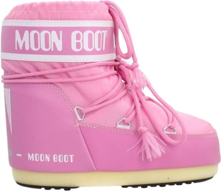 Moon Boot Laarzen Roze Polyamide Nylon Icon low nylon boots roze - Foto 1