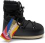Moon boot Zwarte PVC Lage Laarzen Lichtgewicht Instapmodel Ronde Neus Black Dames - Thumbnail 10