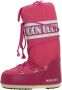 Moon boot Nylon Gevoerde Laarzen Front Lace Rubberen Zool Pink - Thumbnail 12