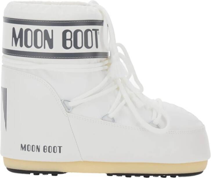 Moon Boot Witte Icon Low Nylon Winterlaarzen