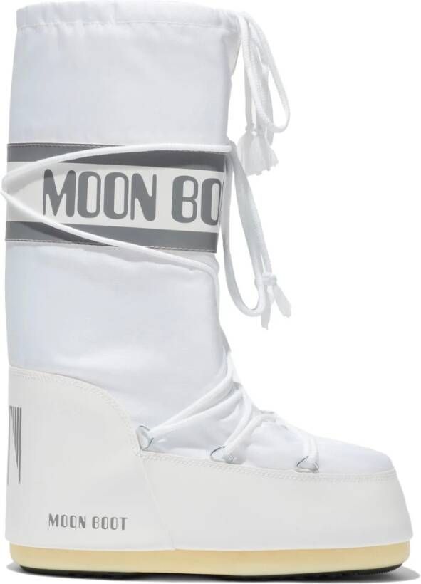 Moon Boot Witte Icon Nylon Winterlaarzen