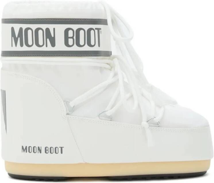 Moon Boot Witte Lage Nylon Iconische Winterlaarzen
