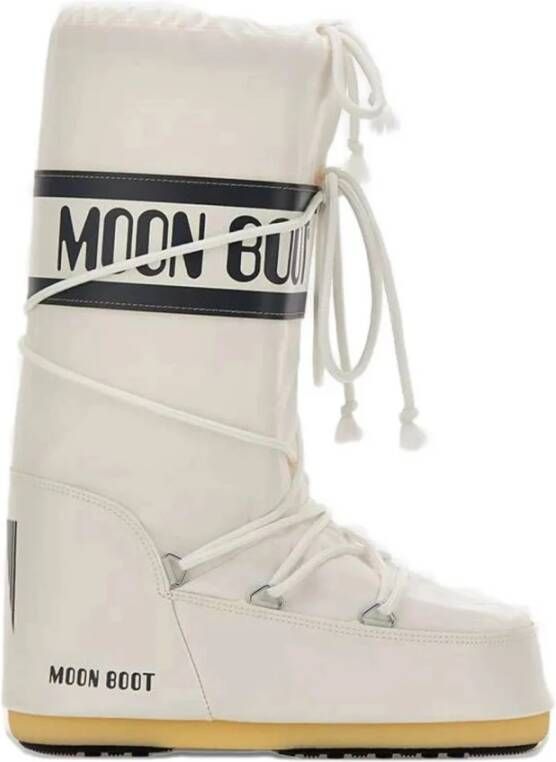 Moon Boot Witte Nylon Iconische Winterlaars