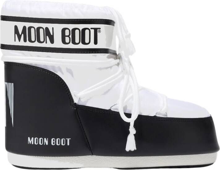 Moon Boot Witte Slip-On Genderneutrale Laarzen PVC Afwerking