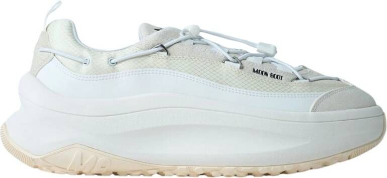 Moon Boot XLace Sneakers met Suède Panelen