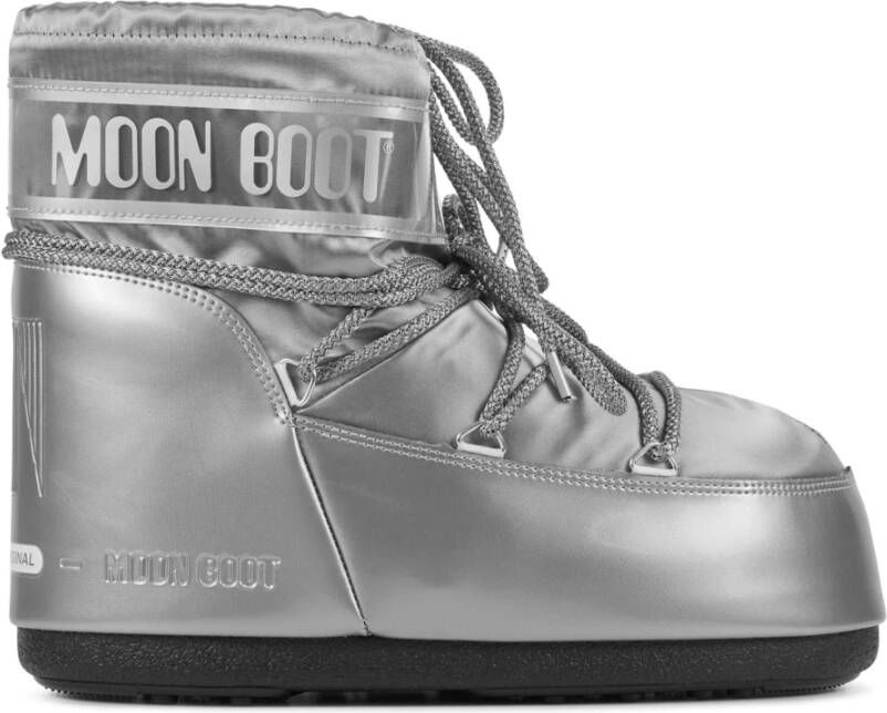 moon boot Zilveren Suède Laars Gray Dames